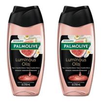 Kit c/2 Sabonete Líquido Palmolive Luminous Oil Figo e Orquidea 250ml Kit c/2 Sabonete Líquido Palmolive Luminous Oil Figo e Orquidea 250ml