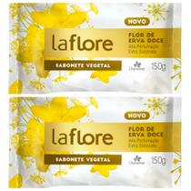 Kit c/2 Sabonetes Davene Laflore Erva Doce 150g