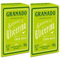 Kit c/2 Sabonetes de Glicerina Erva-Doce Granado 90g
