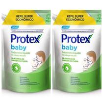 Kit c/2 Sabonetes Líquido Protex Baby Glicerinado 800ml Kit c/2 Sabonetes Líquido Protex Baby Glicerinado 800ml