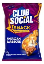 Kit c/ 2 Salgadinho Club Social Snack Barbecue 68g