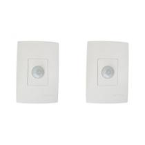 Kit C/2 - Sensor Qualitronix Parede Embutir Foto 180 Bra... Kit C/2 - Sensor Qualitronix Parede Embutir Foto 180 Bra...
