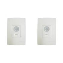 Kit C/2 - Sensor Qualitronix Parede Embutir Foto 180O. Co... Kit C/2 - Sensor Qualitronix Parede Embutir Foto 180O. Co...