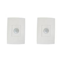 Kit C/2 - Sensor Qualitronix Parede Embutir Foto 180O. Qi2M