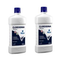 Kit C/2 Shampoo Clorexidina 500ml - World Veterinária