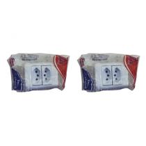 Kit C/2 - Sistema Perlex Branca (2 Tomadas 20/20A) 3015/15Br Kit C/2 - Sistema Perlex Branca (2 Tomadas 20/20A) 3015/15Br