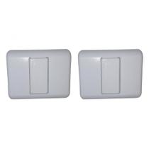 Kit C/2 - Sistema Perlex Branca (Placa 2X2 Cega 0) 30Pl0Br Kit C/2 - Sistema Perlex Branca (Placa 2X2 Cega 0) 30Pl0Br