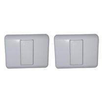 Kit C/2 - Sistema Perlex Branca (Placa 2X2 Cega 0) 30Pl0Br Kit C/2 - Sistema Perlex Branca (Placa 2X2 Cega 0) 30Pl0Br