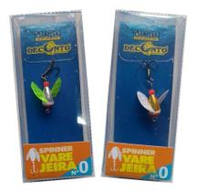Kit C/ 2 Spinner Varejeira Nº0 - Isca Artificial Deconto Kit C/ 2 Spinner Varejeira Nº0 - Isca Artificial Deconto