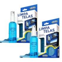 Kit c/ 2 Start Limpa Telas 120ml com Pano Microfibra Limpeza de tela de celular TV Tablet e Monitores em geral