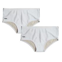 Kit C/ 2 Sunga Adulto Lisa Mash com Vivo nas Laterais Tamanho:MCor:Branco00