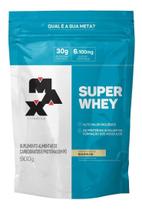 Kit c/ 2 Super Whey Refil 900g Baunilha Max Titanium