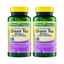 Kit c/2 Suplemento Vitamínico Green Tea 500mg 60cáps