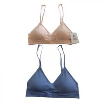 KIT C/ 2 SUTIÃS ASHL76S set G B+ ROSA BB/AZUL
