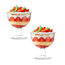 Kit C/2 Taça Americana Pequena Acrílico 500Ml Kit C/2 Taça Americana Pequena Acrílico 500Ml