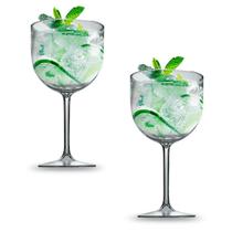 Kit C/2 Taça Transparente 20X10,3Cm Incolor Acrilico 600Ml Kit C/2 Taça Transparente 20X10,3Cm Incolor Acrilico 600Ml