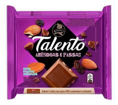 Kit c/ 2 Talento Amendoas e Passas Garoto Talento 85g