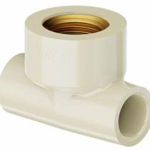 Kit c/2 Tê Transição 1/2x15mm Aquatherm Bege Tigre