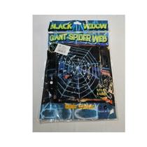 kit c/2 Teia aranha gigante 150cm decoração Halloween branca