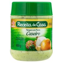 Kit c/ 2 Tempero em Pasta Caseiro Receita de Casa Pote 450g Kit c/ 2 Tempero em Pasta Caseiro Receita de Casa Pote 450g