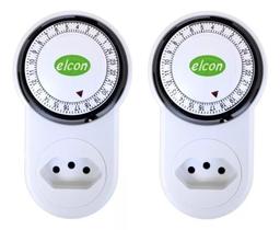 Kit C/ 2 Temporizador Mecânico De Tomada Bivolt Timer