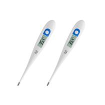 Kit c/2 Termometro Clinico Digital Branco Multilaser HC070 Kit c/2 Termometro Clinico Digital Branco Multilaser HC070