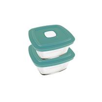 Kit c/2 Tigela Pote Marinex Facilita Vap 300ml c/tampa