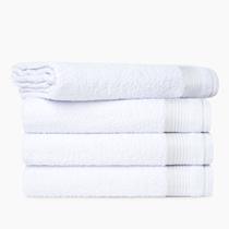 Kit c/ 2 toalha de banho gigante branca 100% algodão 1,50x70cm