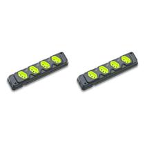 Kit C/2 - Tomada Barra Fiolux Quadrupla 20A 2 Polos+Ter... Kit C/2 - Tomada Barra Fiolux Quadrupla 20A 2 Polos+Ter...