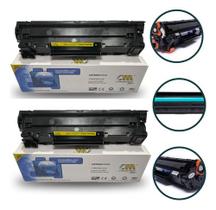 Kit C/ 2 Toner Compatível Impressora 285a 435a 436a 278a