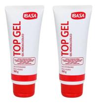 Kit C/2 Top Gel Hidroalcoolico Pomada Uso Vet 100g - Ibasa