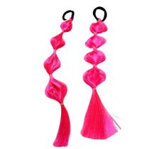 kit c/2 trança Bolha rabico infantil carnaval colorida