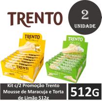 Kit c/2 Trento Mousse Maracuja e Torta Limão 512g