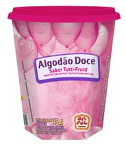 Kit c/ 2 un algodao doce tutti-frutti big poc pote 35g