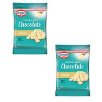 Kit c/ 2 un Cobertura Chocolate ao L/ em Moedas - Dr. Oetker