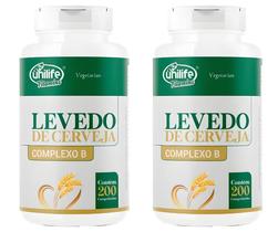 KIT C/2 Un Levedo De Cerveja Complexo B 450mg 400 Comp - Unilife