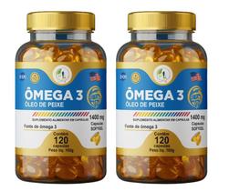 KIT C/2 Un Ômega 3 EPA DHA 120 Cápsulas SoftGel - Fits Life KIT C/2 Un Ômega 3 EPA DHA 120 Cápsulas SoftGel - Fits Life