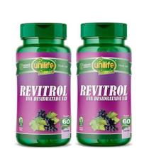KIT C/2 Un Semente Uva Revitrol Resveratrol 500mg 120 Caps KIT C/2 Un Semente Uva Revitrol Resveratrol 500mg 120 Caps
