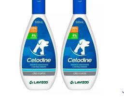 Kit C/2 Un Shampoo Antifúngico Cetodine 500ml - Lavizoo