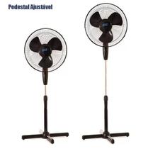 Kit C/2 Un Ventilador Coluna Pedestal 40cm 45w 3 Velocidades