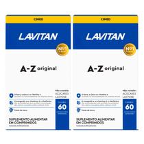 Kit c/2 und Lavitan A-Z Suplemento Original 60 Cpr