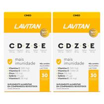 Kit c/2 und Lavitan Imunidade CDZSE 30 Cpr Revestido