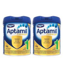 Kit c/ 2 unidades de Aptamil 1 0 a 6 meses Premium 800g cada - Danone