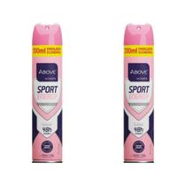 Kit c/2 Unidades de Desodorante Aerosol Above 72H 200ml Sport Energy Women