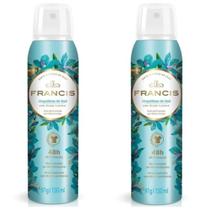 Kit c/2 Unidades de Desodorante Aerosol Francis 150ml Clássico Azul