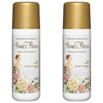 Kit c/2 Unidades de Desodorante Spray Alma De Flores 90ml Flores Brancas Kit c/2 Unidades de Desodorante Spray Alma De Flores 90ml Flores Brancas