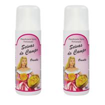 Kit c/2 Unidades de Desodorante Spray Seivas Do Campo 90ml Orvalho Kit c/2 Unidades de Desodorante Spray Seivas Do Campo 90ml Orvalho