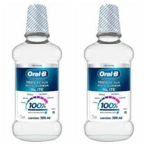 Kit c/2 Unidades de Enxaguante Bucal Oral B 100% Noite 500ml