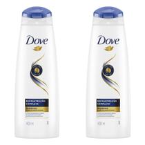 Kit c/2 Unidades de Shampoo Dove Reconstrução Completa 400ml