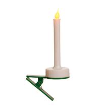 Kit C/2 Velas Pregadores Vrd/bco 10x3x3cm 1110451 Hubme